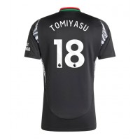 Camiseta Arsenal Takehiro Tomiyasu #18 Visitante Equipación 2024-25 manga corta